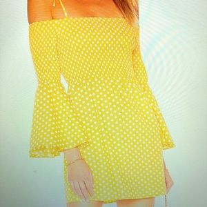 Beautiful Pineapple Yellow Tularosa Dress